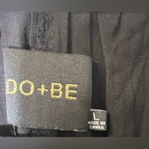 Do+Be large black ruffle dress elegant casual - Picture 4 of 4